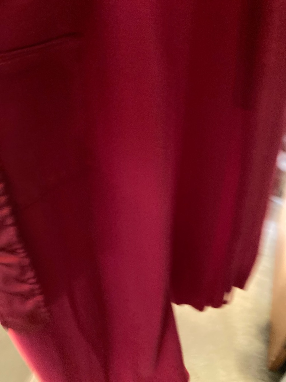 Land's End Red Cotton Belted Robe XL - Picture 4 of 6